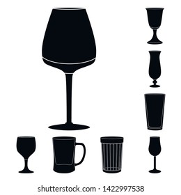 Vector illustration of texture and volume logo. Collection of texture and container stock vector illustration.