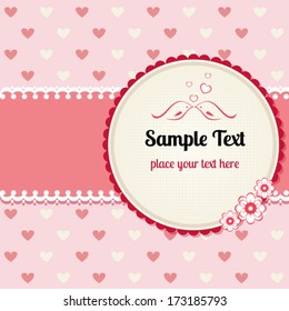 Vector illustration of a textured and colorful retro triangle pattern background. 