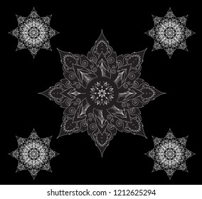 Vector illustration Thai Kanok
