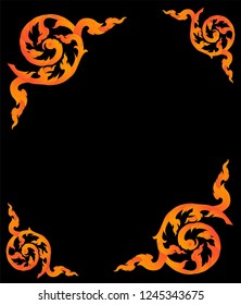 Vector illustration of Thai Kanok