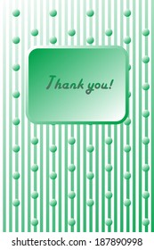 Vector illustration, Thank you.