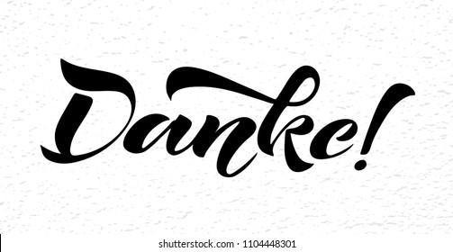Vector illustration. Thank You calligraphy. Thank You hand drawn poster or greeting card, isolated on white background. Handwritten inscription. Modern lettering with ornamental elements.