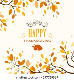 Vector Illustration of a Thanksgiving Design