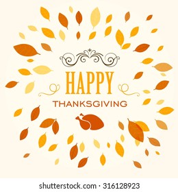 Vector Illustration of a Thanksgiving Design