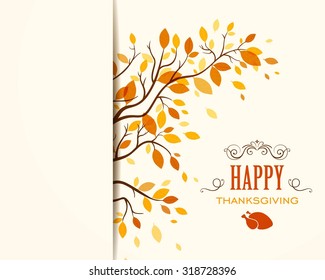 Vector Illustration of a Thanksgiving Design
