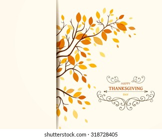 Vector Illustration of a Thanksgiving Design