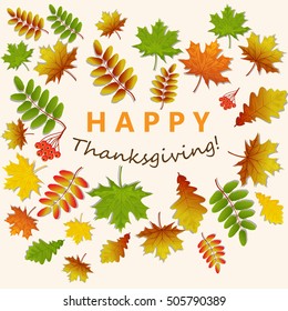Vector Illustration of a Thanksgiving Design