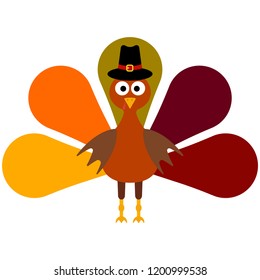 Vector illustration of a thanksgiving turkey