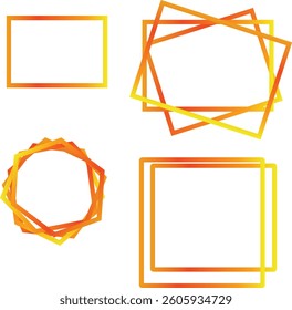 vector illustration that I made about frame and made easily with simple design