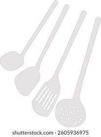 vector illustration that I made about cooking utensils with simple design