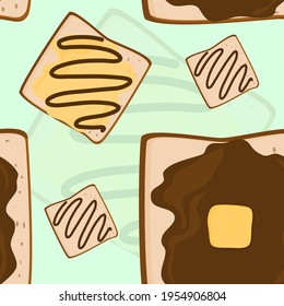Vector illustration that talks about Sandwiches, the condiments, and the essential ingredients in the preparation of sandwiches.
