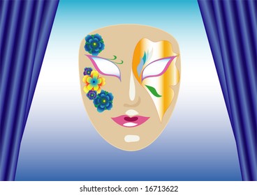 vector illustration "the mask"