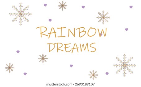 vector illustration theme follow your dreams card on colorful background design .