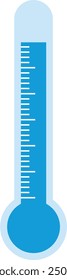 Vector Illustration of Thermometer. Back to School