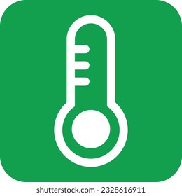Ilustración vectorial de un icono del termómetro.