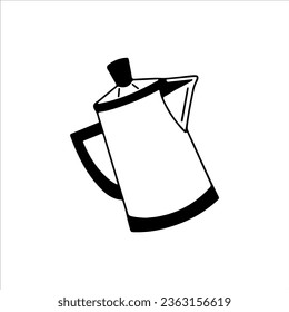 vector illustration of thermos cup