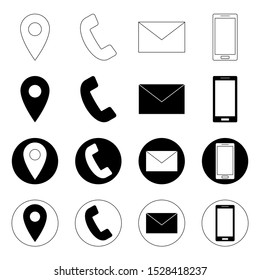 Vektorgrafik von dünnen Linien Icons für Web, Icon-Set Kommunikation Business Pfeil. Lineare Symbole gesetzt.