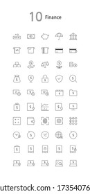 Ilustración vectorial de iconos de línea delgada

