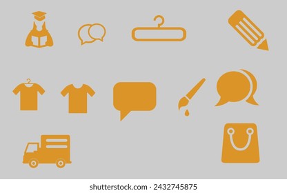 Ilustración vectorial de iconos de línea delgada para negocios, banca, contacto, redes sociales, tecnología, seo, logística, educación, deporte, medicina, viajes, tiempo, construcción, flecha. Conjunto de símbolos lineales.