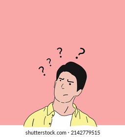 Vector illustration of thinker perfect for book illustration or cover