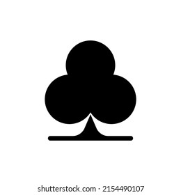 vector illustration of three circles and shaped into a commonly played card logo