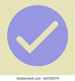 Vector Illustration of Tick icon vector illustration
