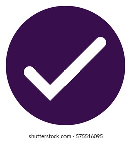 Ilustración vectorial de un icono de marca en violeta
