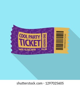 Vector illustration of ticket and admission icon. Set of ticket and event stock vector illustration.