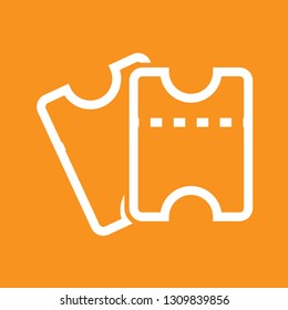 Vector illustration of ticket icon, EPS10.