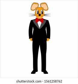 vector illustration of a tie tie