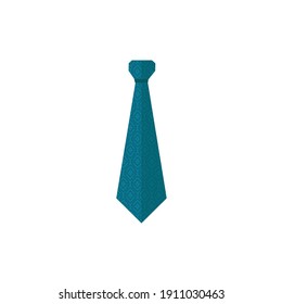 Vector Illustration Tie Icon Blue Striped Stock Vector (Royalty Free ...
