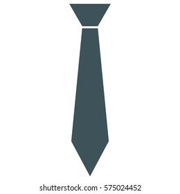 Vector Illustration of Tie Icon In Grey
