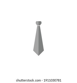 Vector Illustration of Tie Icon. Striped necktie vector illustration. Fashion tie icon, necktie sign linear style pictogram isolated on white background. striped tie icon in flat style 