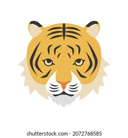 Vector illustration of tiger face.