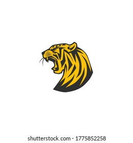 Vector illustration of tiger head vector