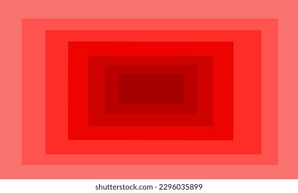 Vector illustration. Time dimension box. Red gradient. Suitable for use as a sign to enter a time dimension