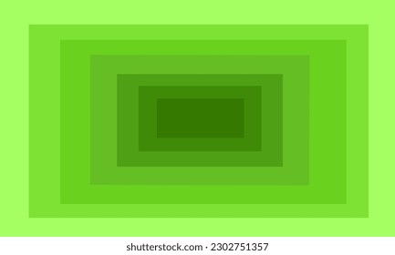 Vector illustration. Time dimension box. Green gradient. Suitable for use as a sign to enter a time dimension