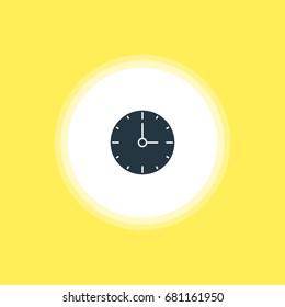 Vector Illustration Of Time Icon. Beautiful Internet Element Also Can Be Used As Clock Element.