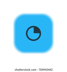 Vector Illustration Of Timer Icon. Beautiful User Element Also Can Be Used As Stopwatch  Element.