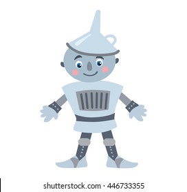 Vector Illustration Of Tin Woodman.