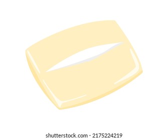  Vector illustration of tissue paper.  Pocket tissue