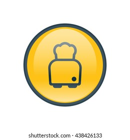 Vector illustration of toaster icon