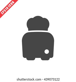Vector illustration of toaster icon
