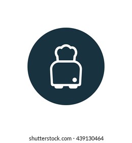 Vector illustration of toaster icon