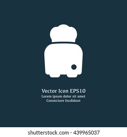 Vector illustration of toaster icon