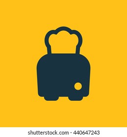 Vector illustration of toaster icon