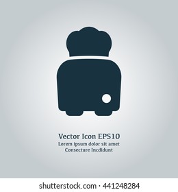 Vector illustration of toaster icon