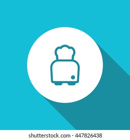 Vector illustration of toaster icon