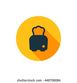 Vector illustration of toaster icon