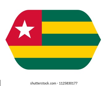vector illustration of Togo flag